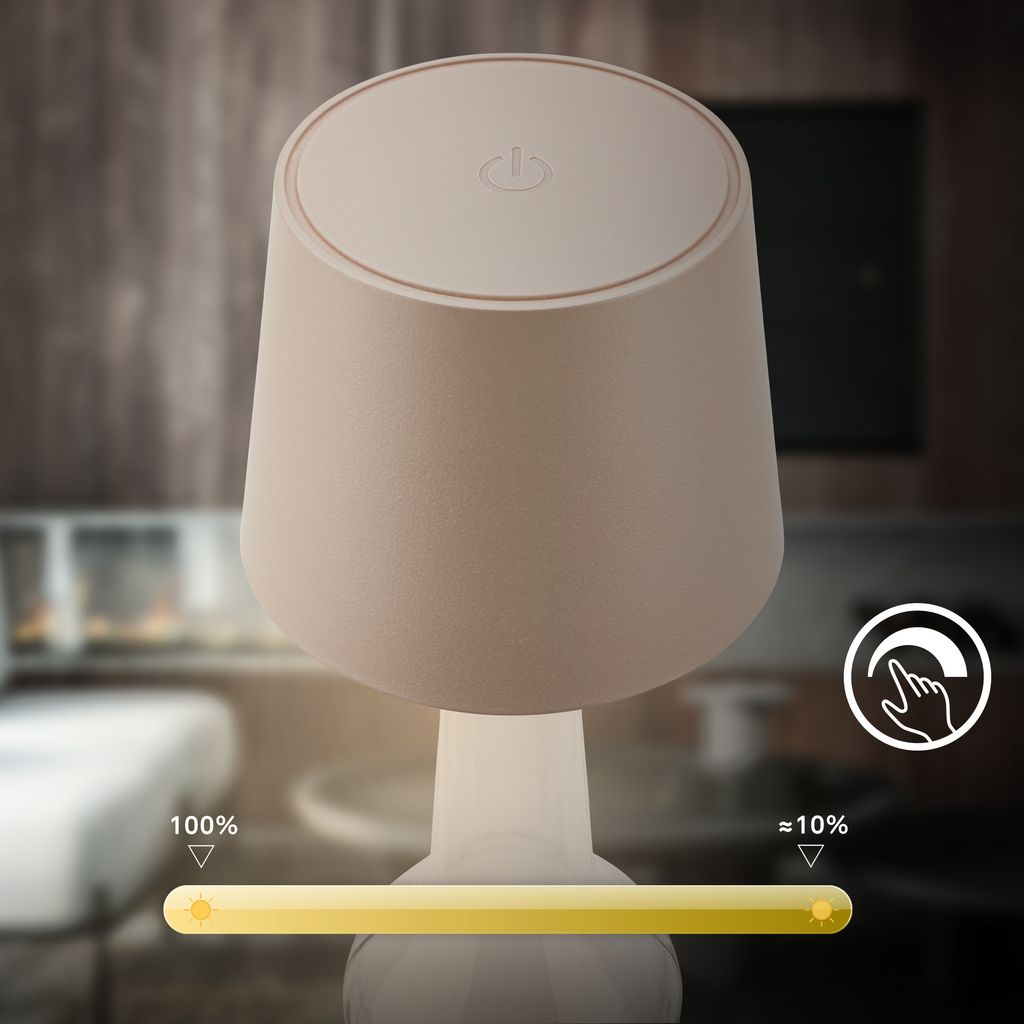 LED Flaschenlampe Flaschenlicht Tischlampe Dimmbar Touch Fernbedienung Kabellos 3