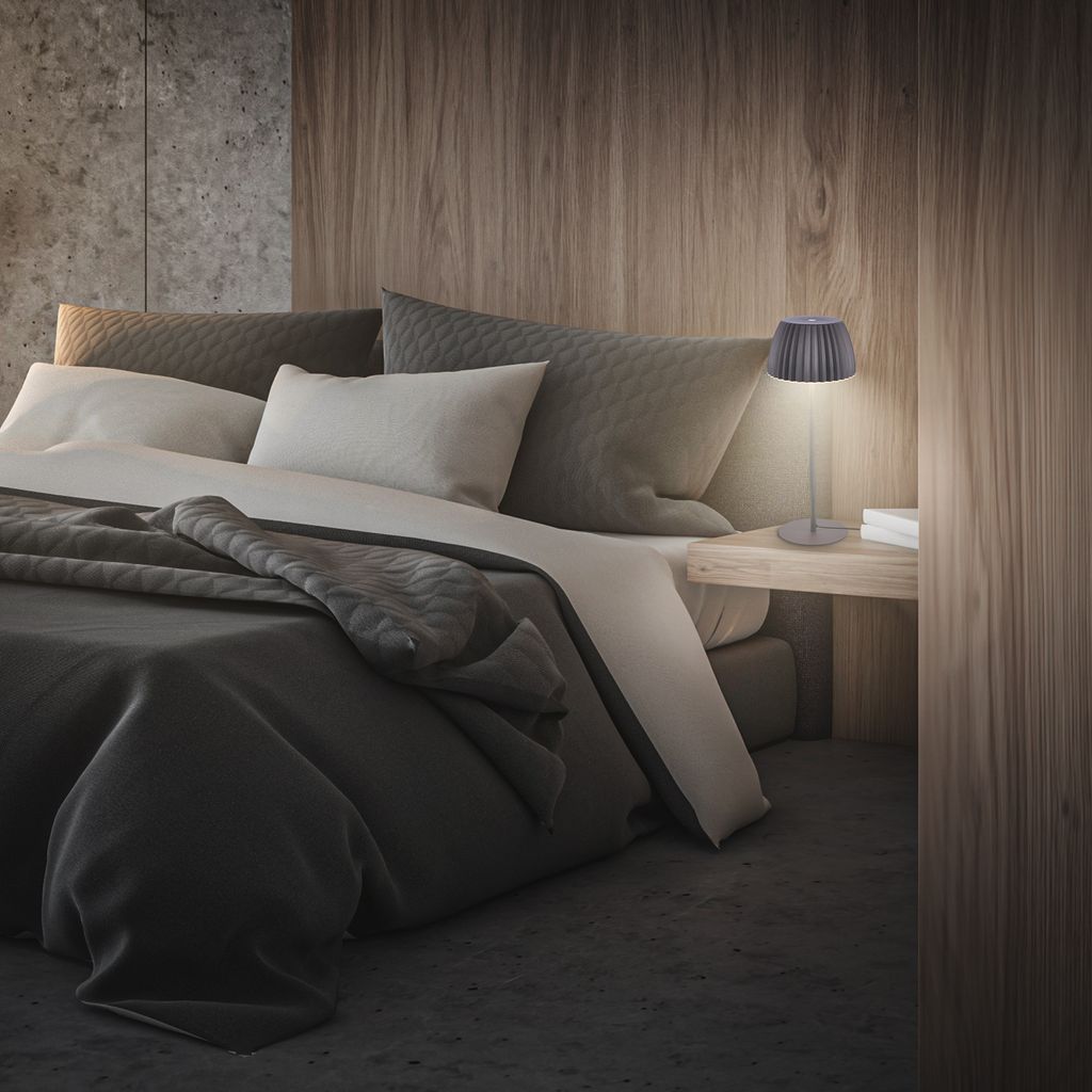 LED Tischlampe LED Tischleuchte Dimmbar Touch Warmweiß Schlafzimmer Flur 6