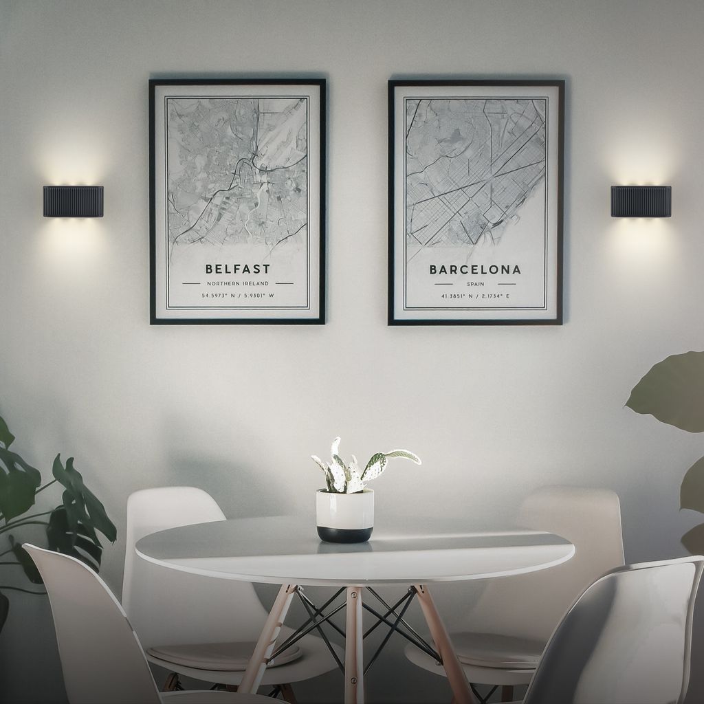 Fade Wandleuchte - 1W, 150lm, Akku, LED, Touch, Dimmbar, Anthrazit