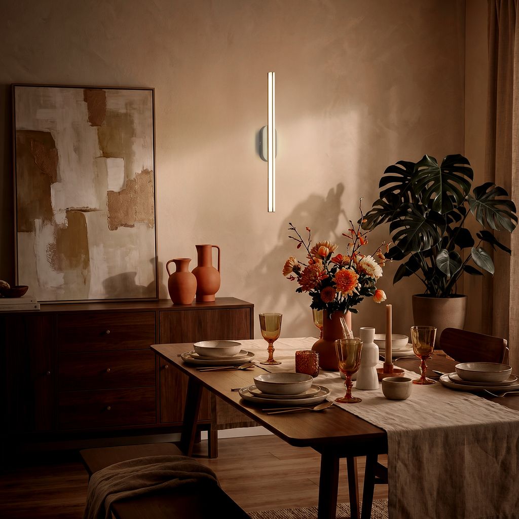Ruth Wandlampe - 12W, 1200lm, LED, Warmweiß, Warm Grey-Coffee