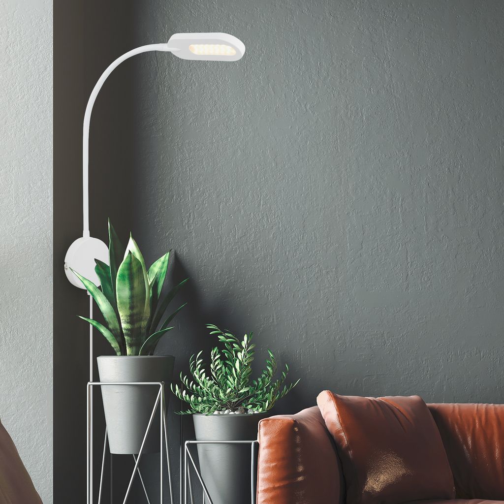 Wandleuchte, 52 cm, 6W, 650lm, weiß