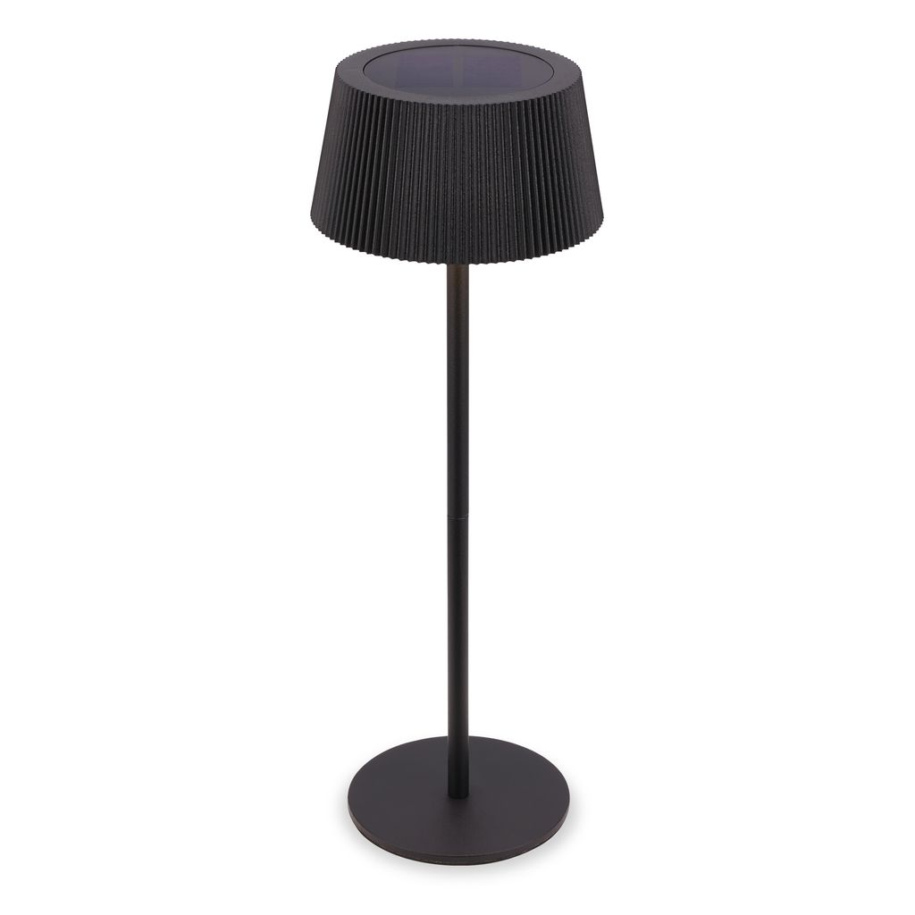 Briloner Alia Tischlampe - 2W, 150lm, Kabellos, LED, Dimmbar, Solar, Schwarz