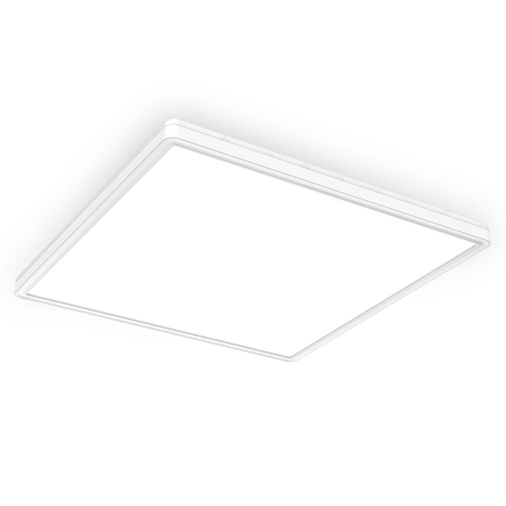 LED Panel 42x42 cm - 22W, 3000lm, dimmbar, flach, backlight, neutralweiß, weiß