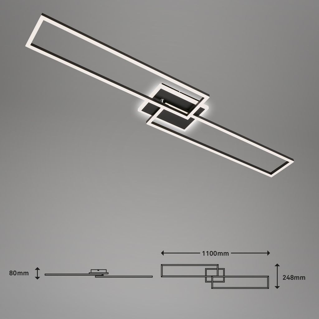 LED CCT Frame 110 cm 40W 5200lm black