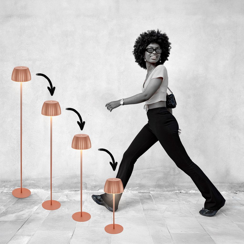 LED Stehlampe kabellos LED Stehleuchte Standleuchte Akku Wohnzimmer dimmbar 11