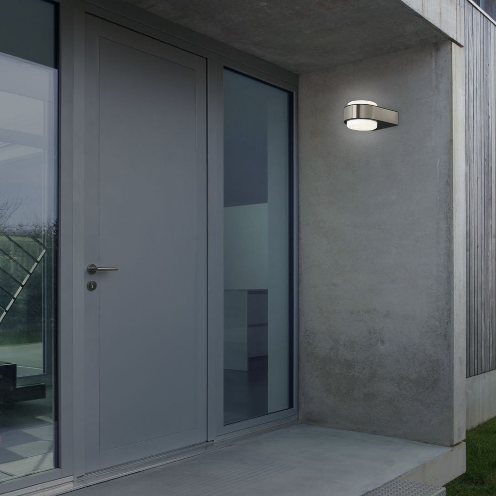 LED Außenleuchte 14,4 cm 6,5W 650lm edelstahl