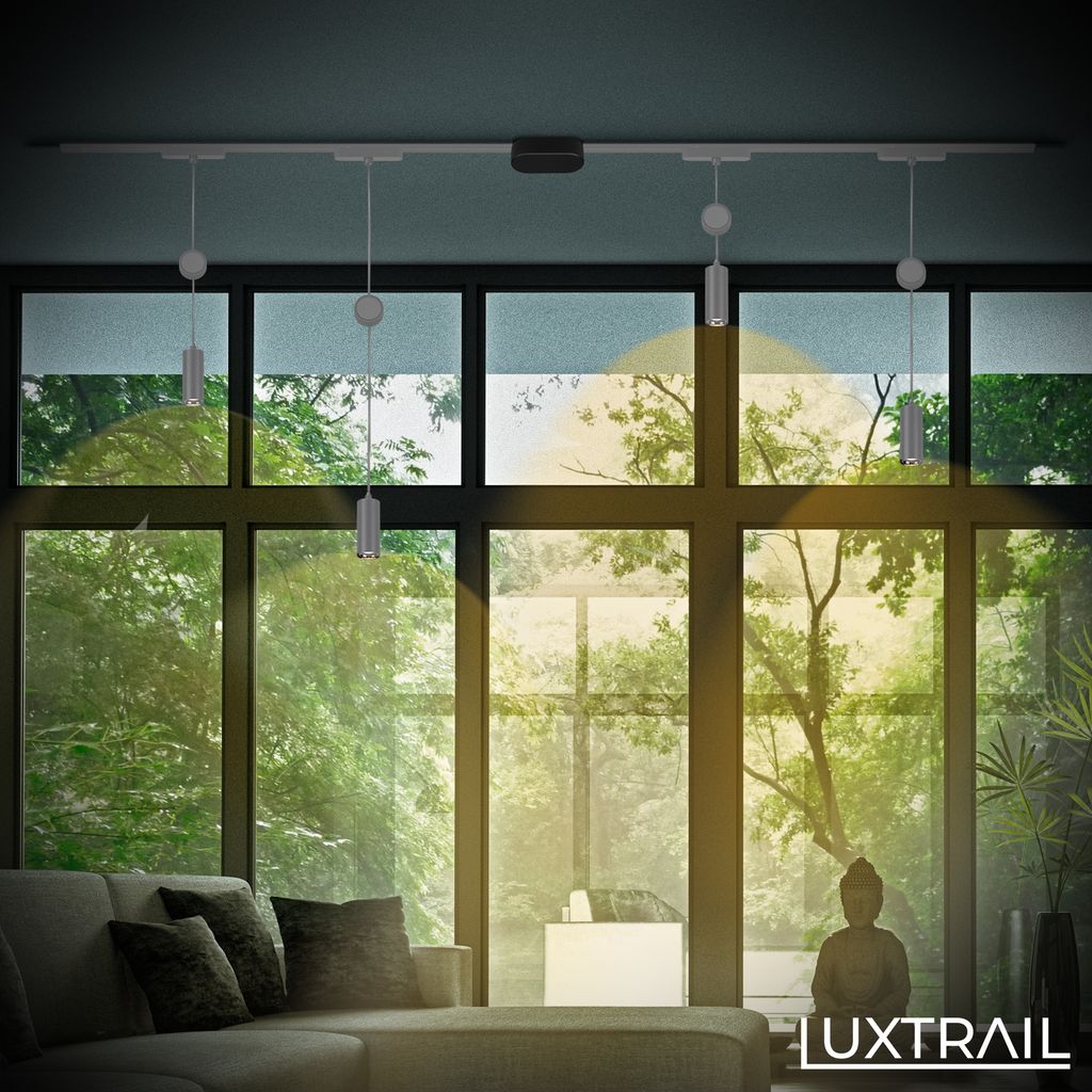 Briloner Luxtrail Schienensystem. Mitte. Zubehör. Erweiterungskomponente. Schwarz. 15 cm 5