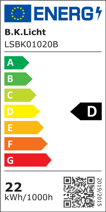 LED Panel 42x42 cm - 22W, 3000lm, Dimmbar, CCT, Fernbedienung, IP44, Weiß
