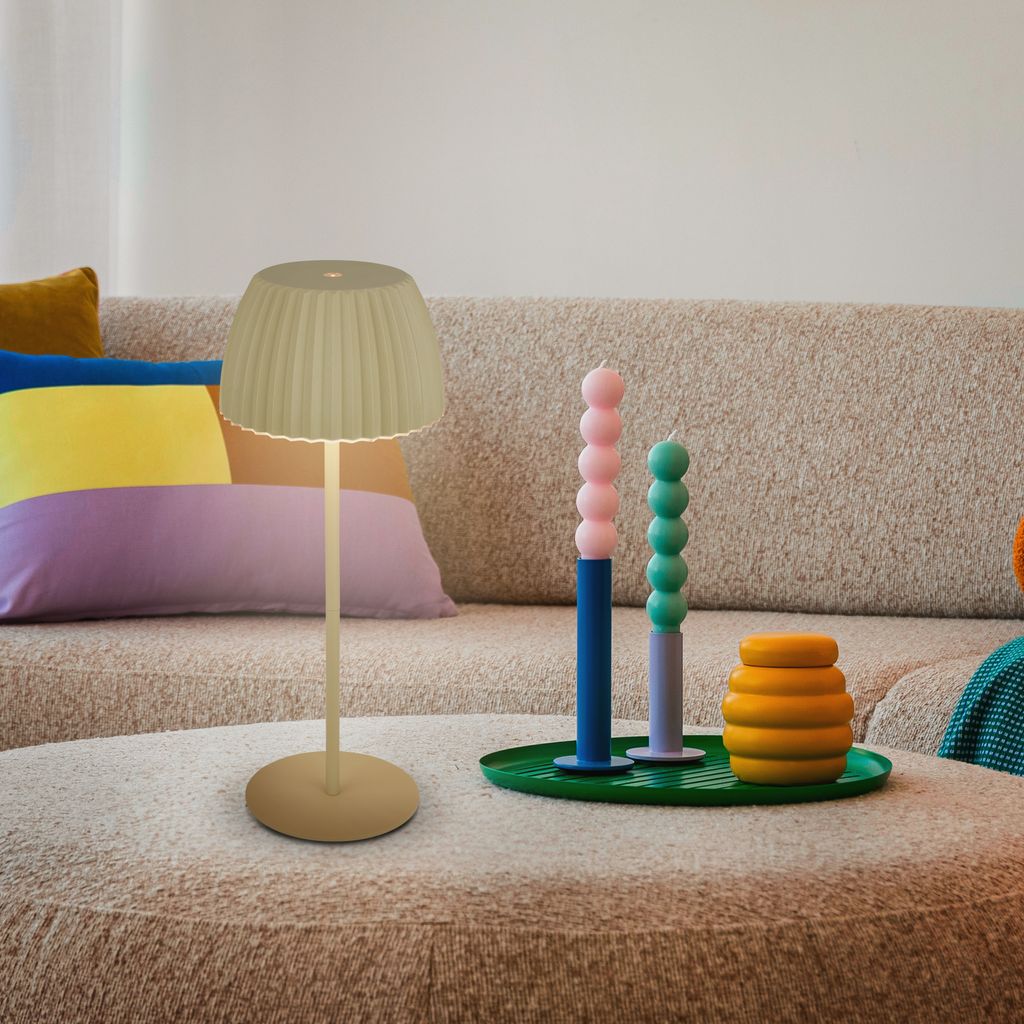 LED Tischlampe Akku LED Tischleuchte Dimmbar Kabellos Touch Aussen/Innen 11