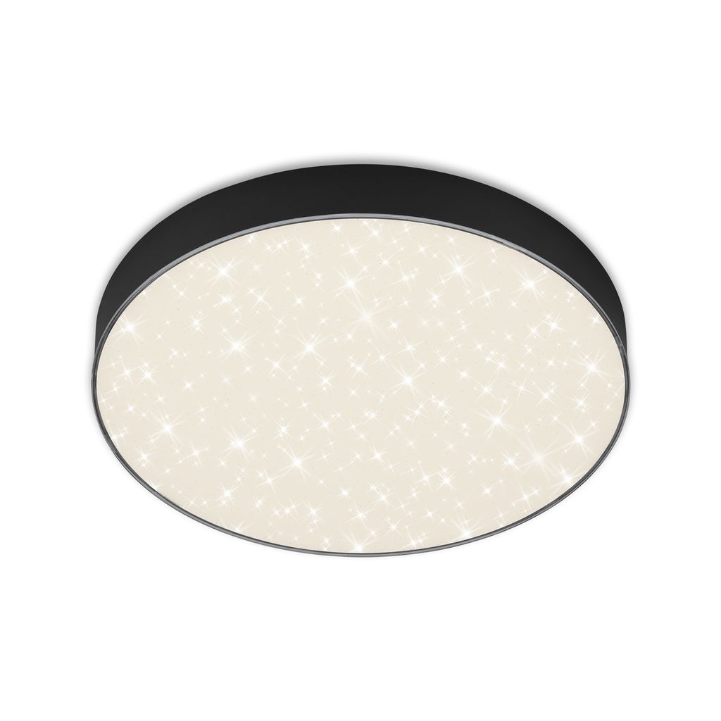 STERNENHIMMEL LED Deckenleuchte, Ø 28,7 cm, 21 W, Schwarz