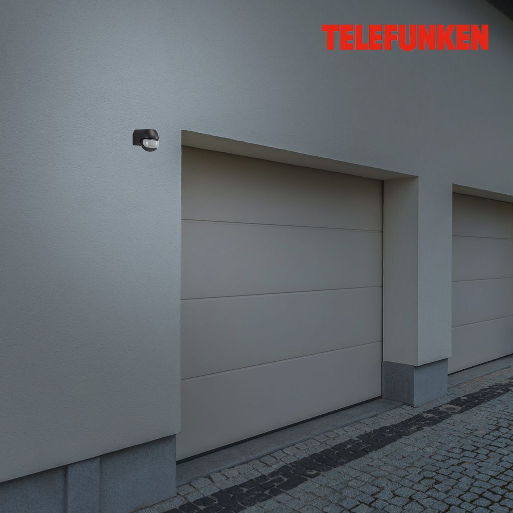 Bewegungsmelder 12 Meter Reichweite max. 1000W LED Kunststoff IP44 Telefunken 5