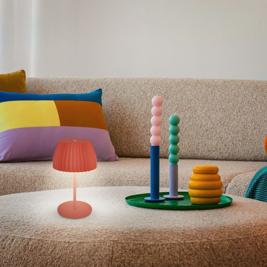 LED Tischlampe Akku LED Tischleuchte Dimmbar Kabellos Touch Aussen/Innen 11