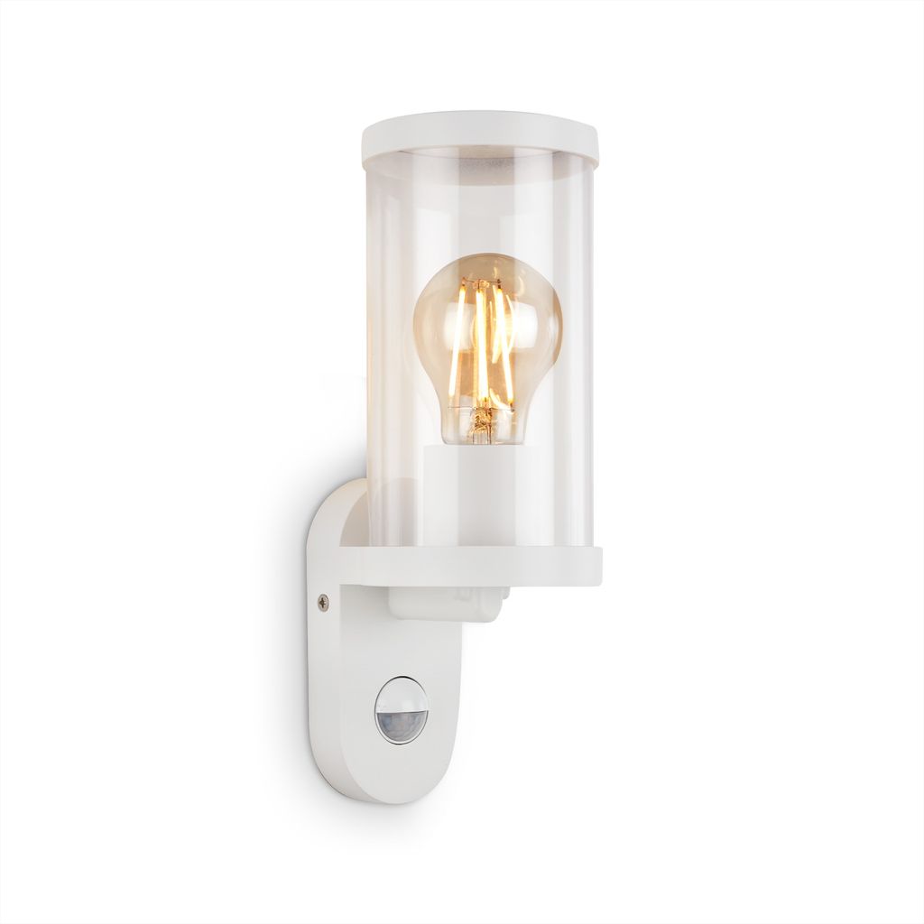 Außenleuchte, Sensor, weiß, 1x e27 exkl.