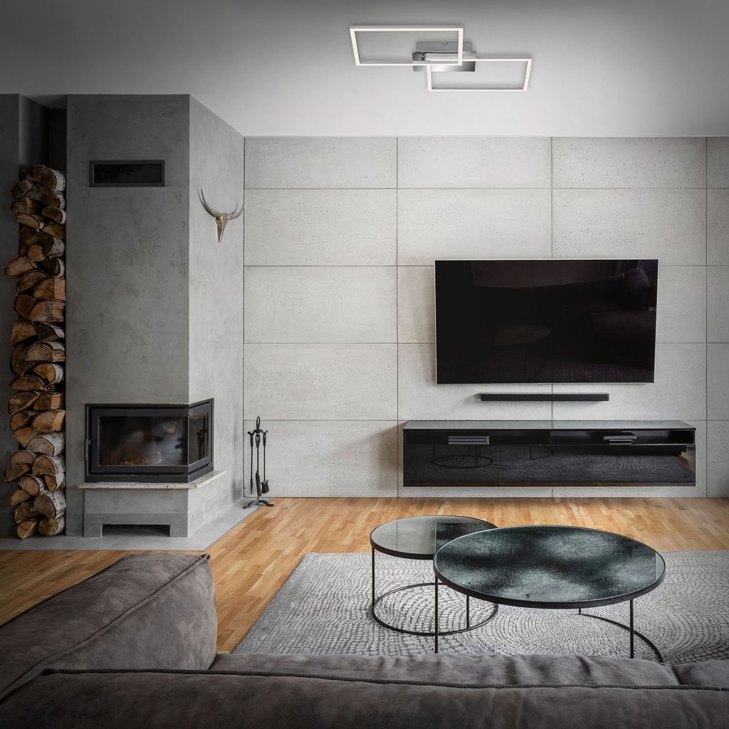 LED CCT Frame 50 cm 2x15W 1650lm chrome