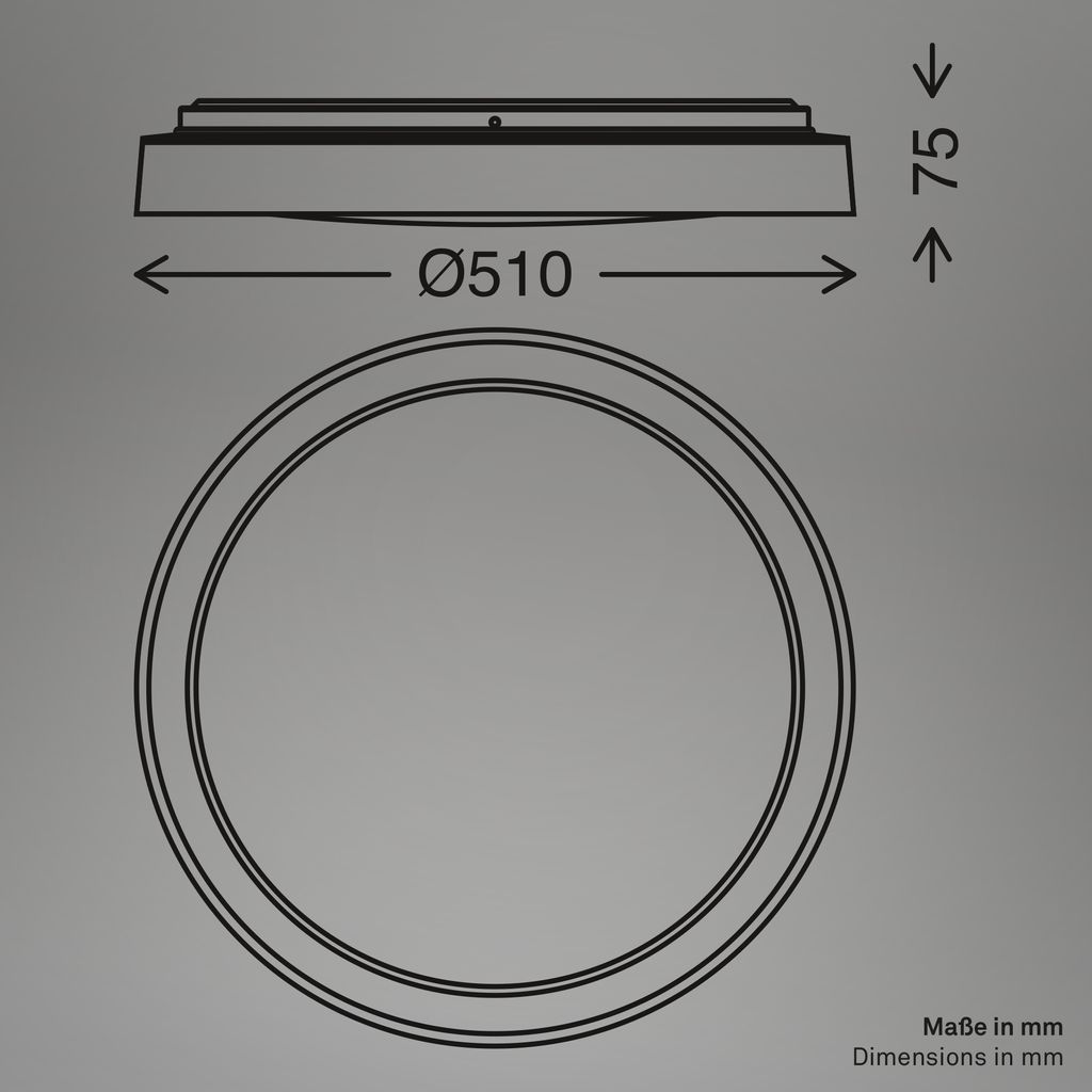 LED Deckenlampe Deckenleuchte Wohnzimmer Fernbedienung Dimmbar CCT Flur 7