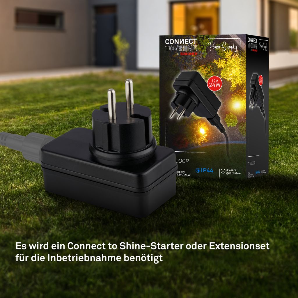 CONNECT TO SHINE 24W Trafo für Erweiterungen ab 3 Sets, IP67