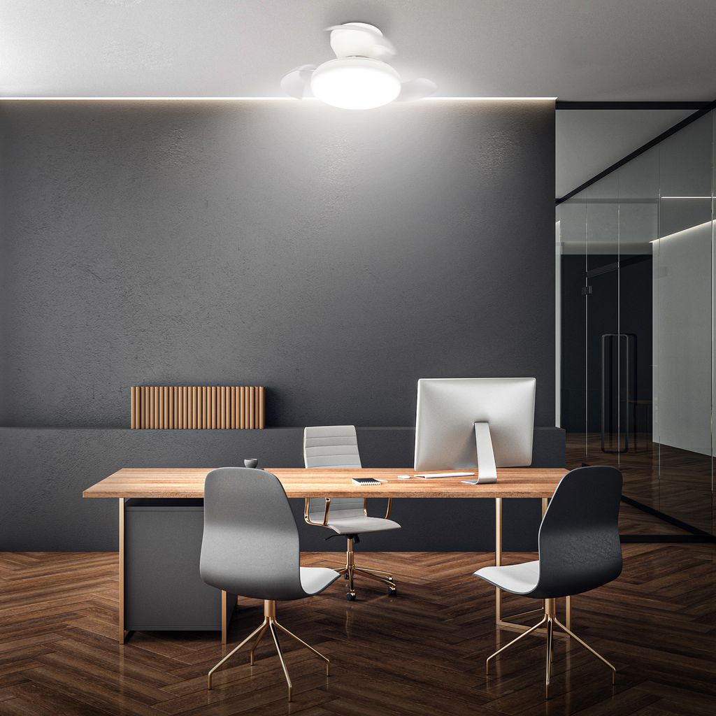 Deckenventilator mit Beleuchtung Fernbedienung Ventilator mit Licht Dimmbar CCT 8