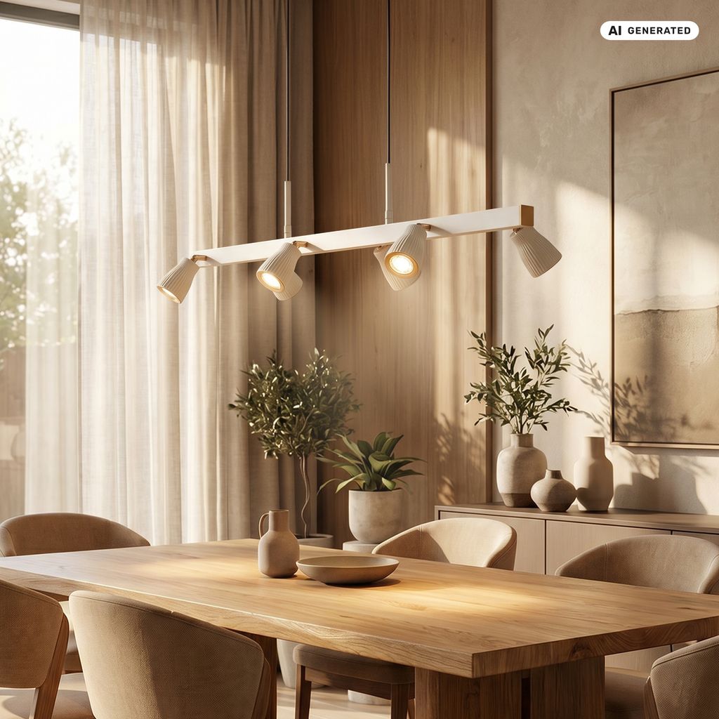 Riff Hängelampe - Schwenkbar, LED, Warmweiß, Warm Grey-Coffee