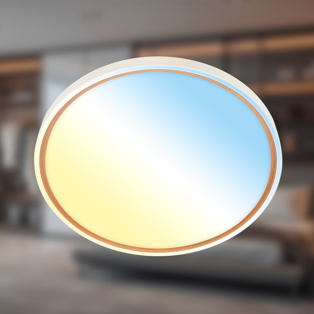 Ina Deckenlampe Ø49 cm - 48W, 5200lm, Dimmbar, LED, Fernbedienung, CCT, Coffee