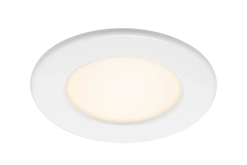 LED Einbauleuchte, Ø 11,5 cm, 6 W, Weiß