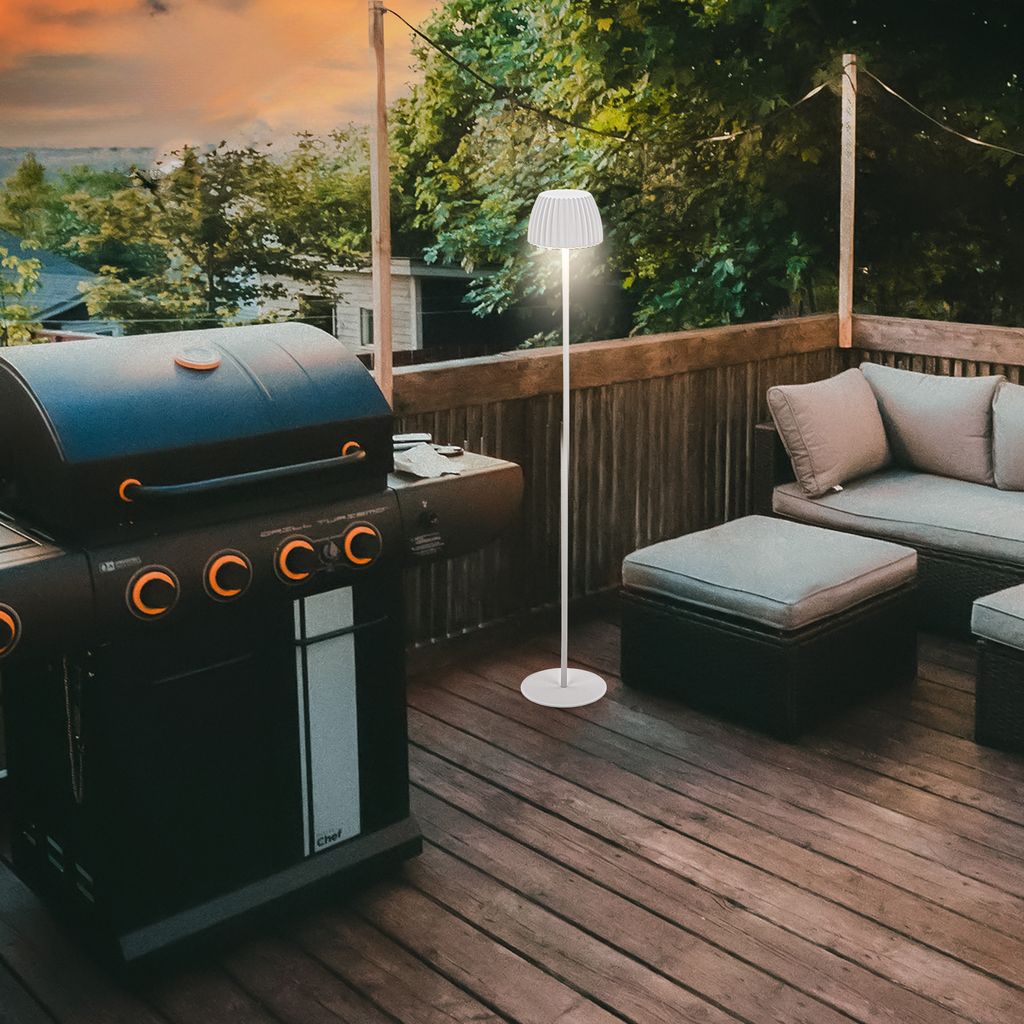 LED Stehlampe kabellos LED Stehleuchte Standleuchte Akku Wohnzimmer dimmbar 7