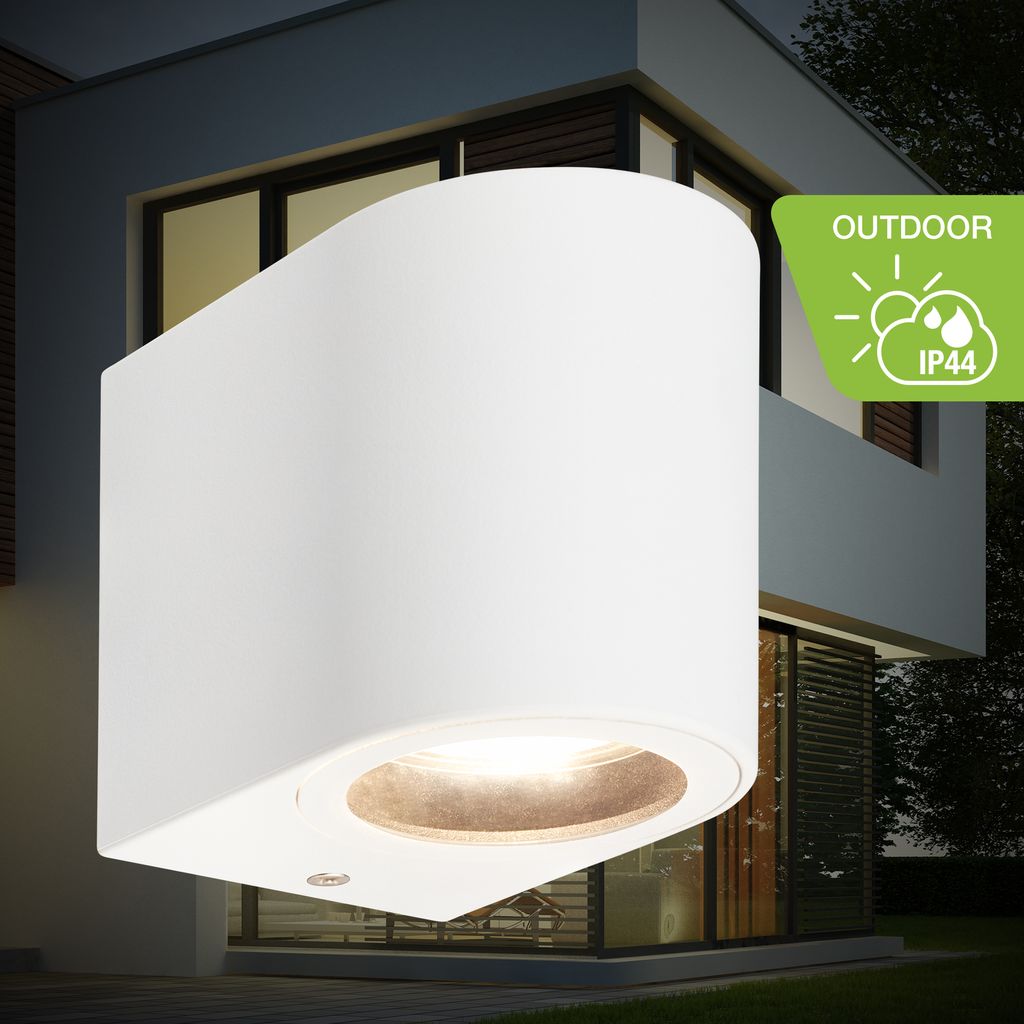 Applique LED Telefunken, protection contre les éclaboussures, on/off via l'interrupteur mural