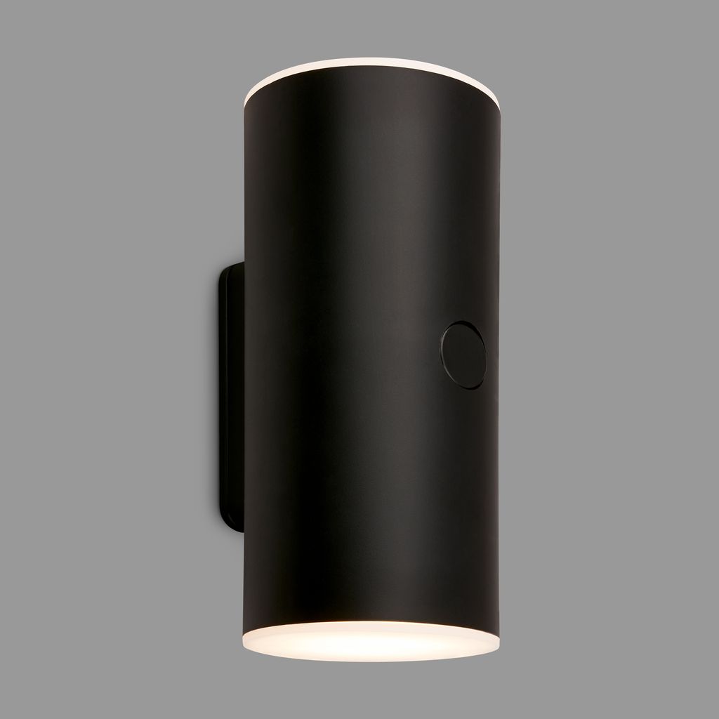 Lima LED Wandleuchte Aussen, Akku, Touchdimmer 3 stufig, Timer, Schwarz