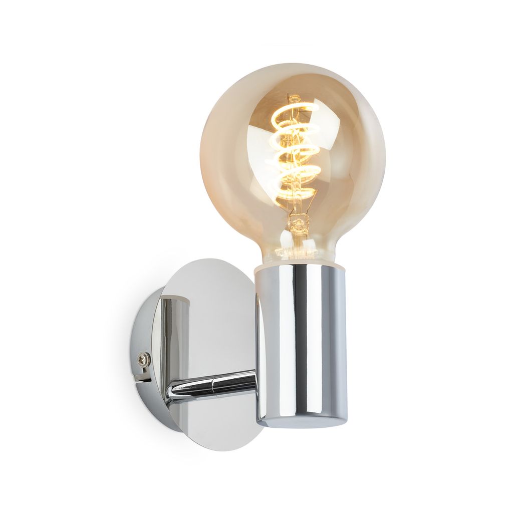 Wandleuchte 10 cm exk. E27 max. 10 Watt IP44 Spritzwasserschutz weiß Briloner 1