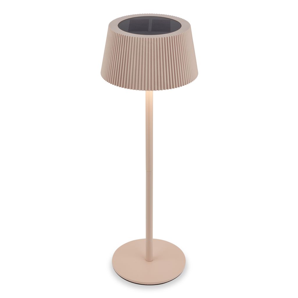Alia Tischlampe - 2W, 150lm, Kabellos, LED, Dimmbar, Solar, Beige