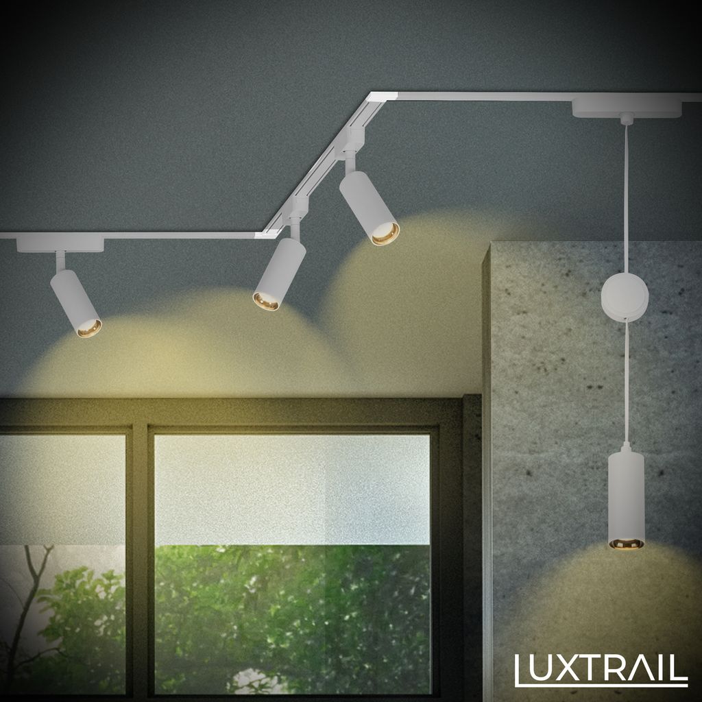 Briloner Luxtrail Schienensystem. Zubehör. Erweiterungskomponente. Weiß. 4.5 cm 3