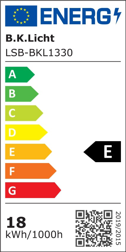 LED Panel 29,3x29,3 cm - 18W, 2400lm, flach, backlight, neutralweiß, schwarz