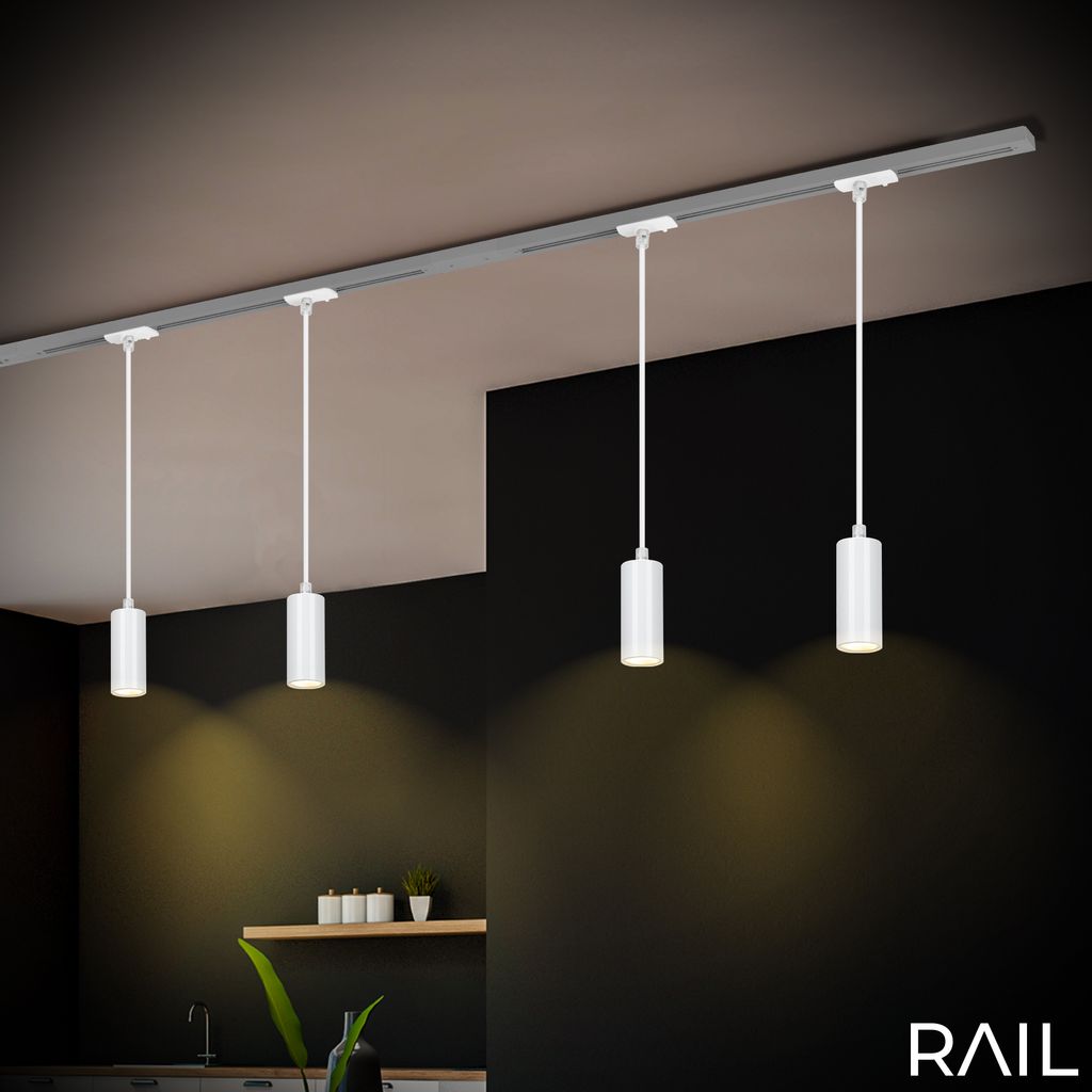 Briloner Rail Schienensystem. Dimmbar. Kombinierbar. Zubehör. Weiß. Ø4 x 10 cm 5