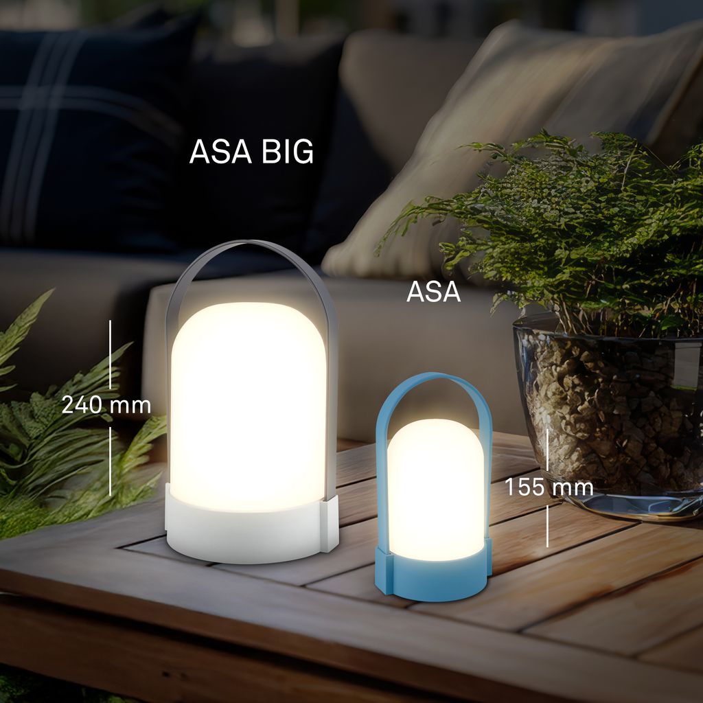 LED Camping Lamp Rechargeable Tent Light Touch Dimmer 1W IP44 Portable Handle