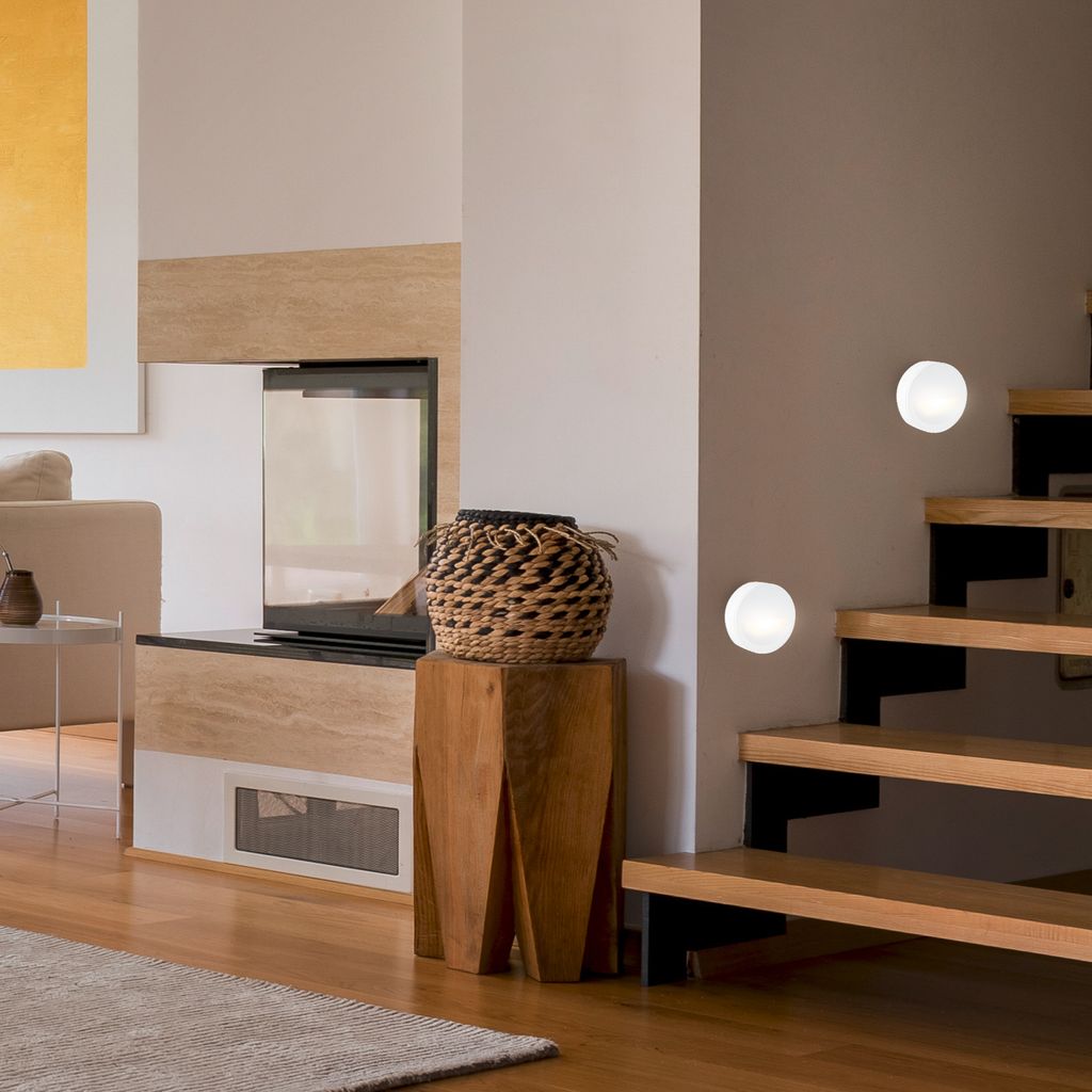 Luce spina sensore a LED, 6,5 cm, 30lm, bianco