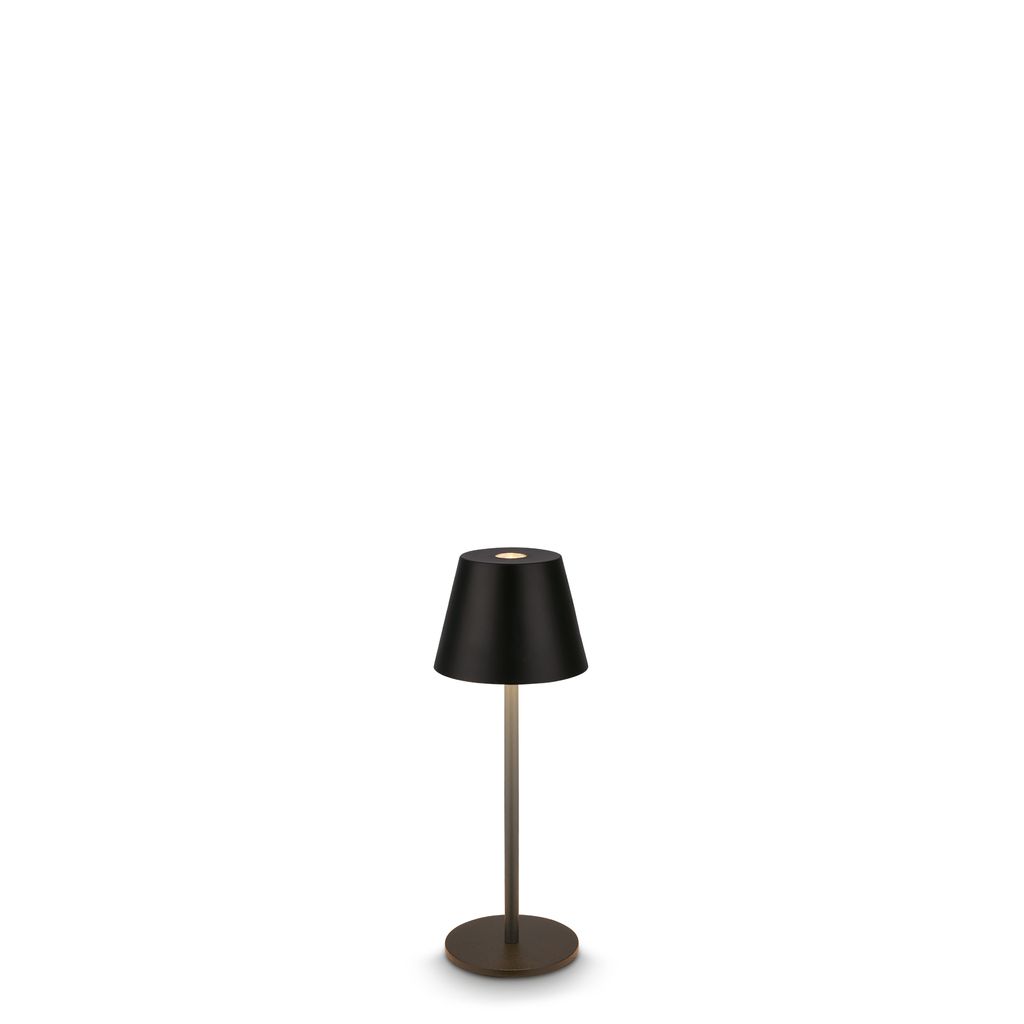 Kiki Nano Tischlampe - 1,5W, 130lm, Akku, LED, Dimmbar, Warmweiß, Schwarz