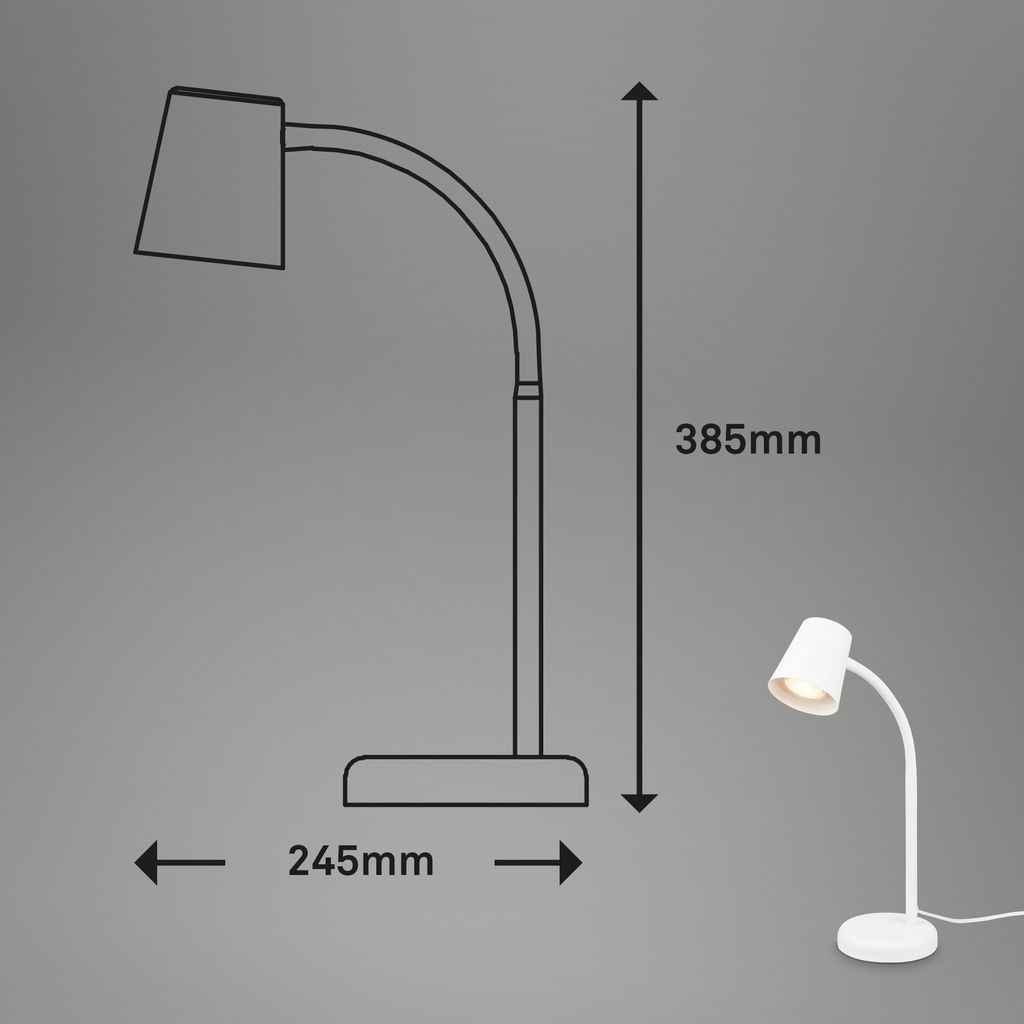 table light. white. 1xGU10/max. 9W excl. 8