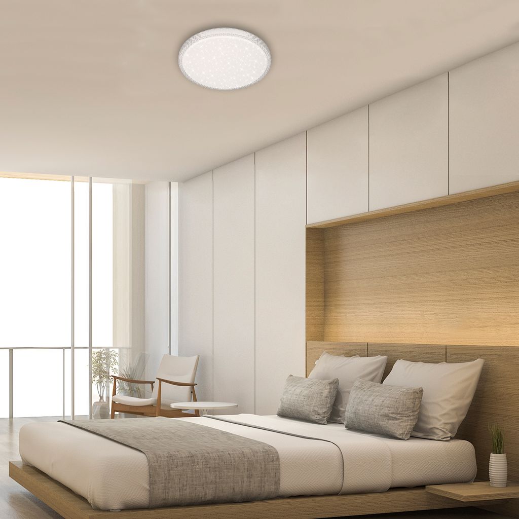 STERNENHIMMEL LED Deckenleuchte, Ø 39 cm, 24 W, Weiß