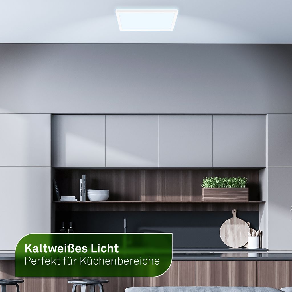 Tava A LED Panel 29,3x29,3 cm - 11,4W, 2400lm, mit EEK A Lichtquelle*, Dimmbar, CCT, Weiß