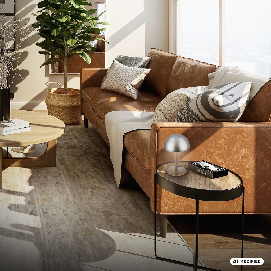 Wanda Tischlampe - mit Schalter, Metall, E14 Fassung, Anthrazit Metallic-Titan