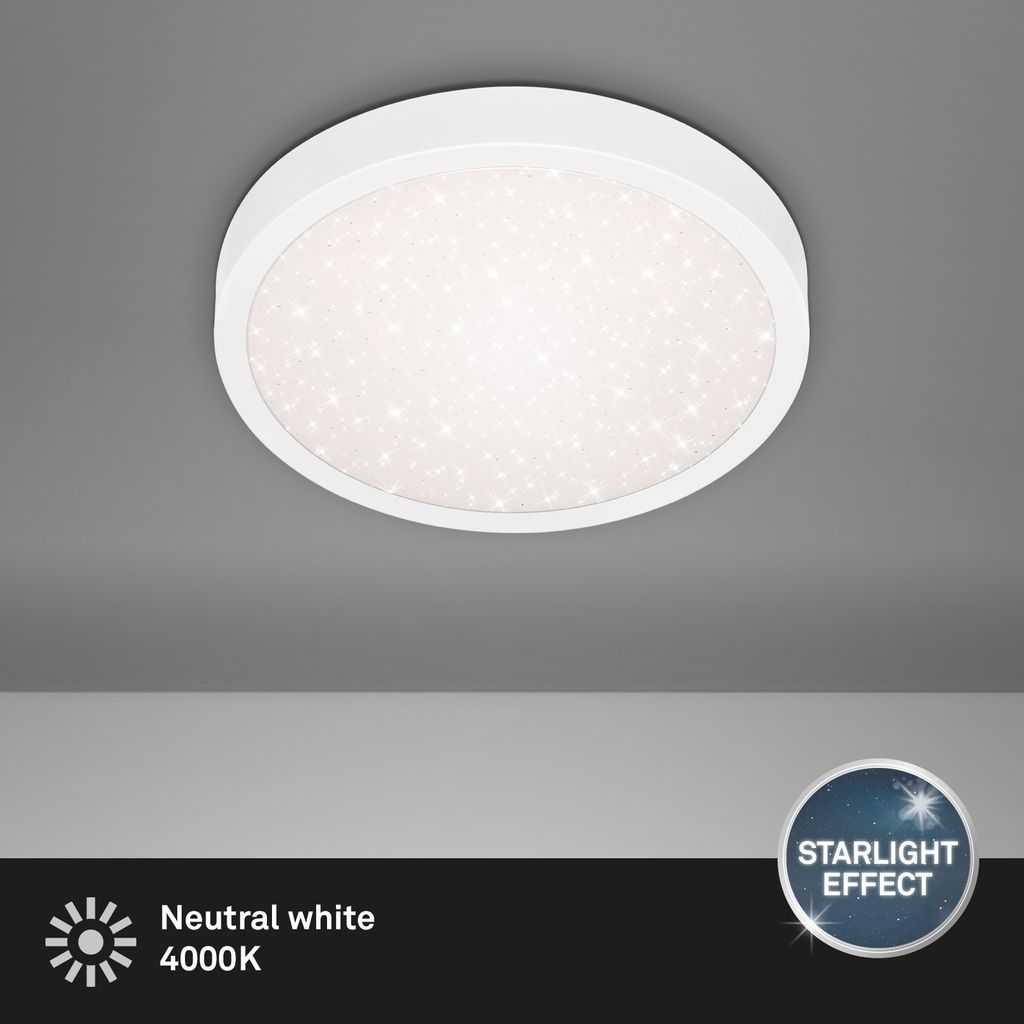 LED Deckenleuchte Ø 28 cm 18,5W 2000lm weiß