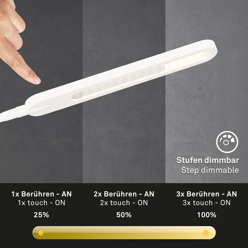 LED CCT Touch Lampe de table 95 cm 6,5W 600lm blanc