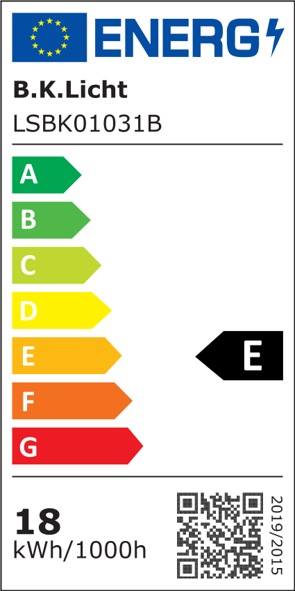 LED Panel Ø29 cm - 18W, 2400lm, dimmbar, Fernbedienung, CCT, RGB, weiß