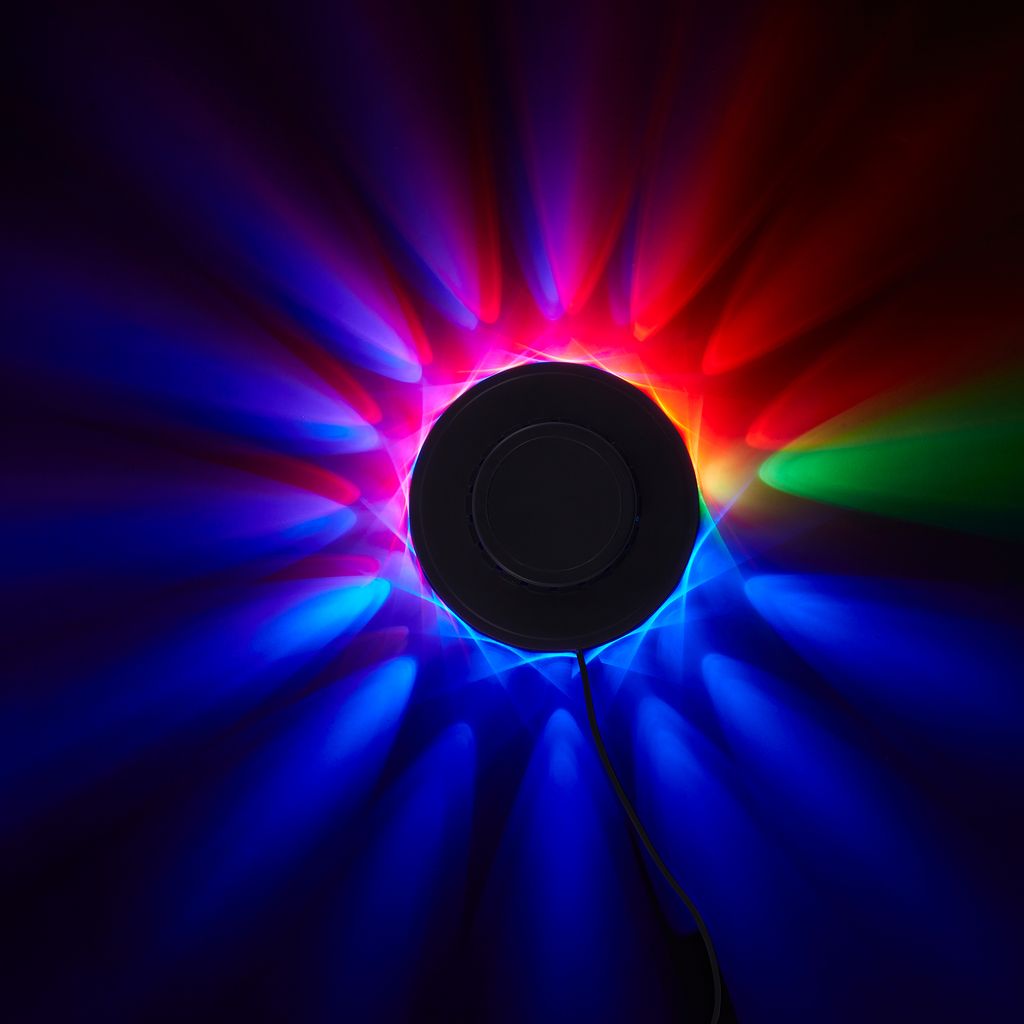 LED RGB Lichtrad Ø 12,5 cm max. 3W schwarz