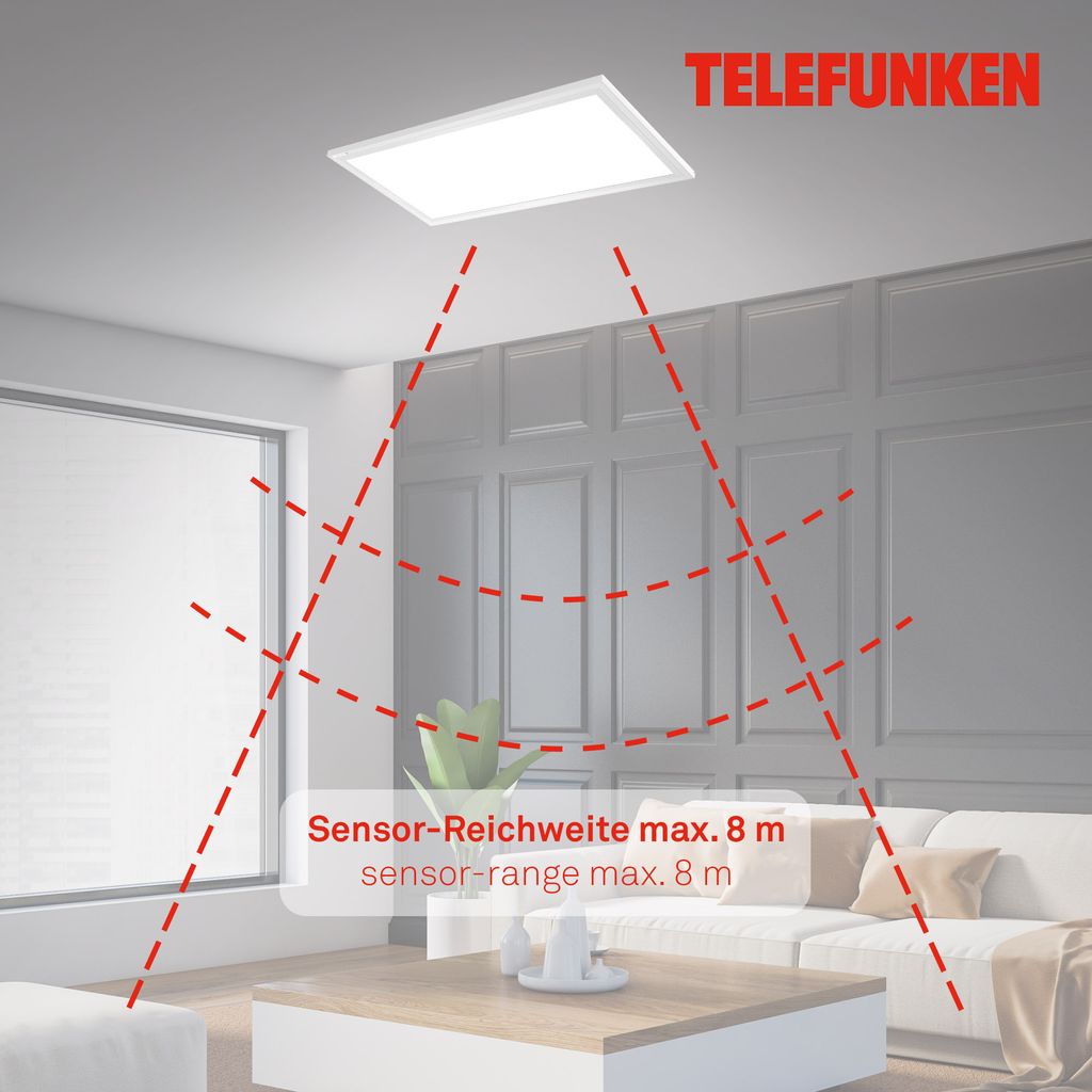 TELEFUNKEN LED Panel 59,5 cm 36W 3900lm weiß