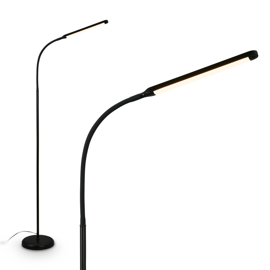 LED Stehlampe LED Stehleuchte Standleuchte Dimmbar Touch Warmweiß Schwenkbar 1