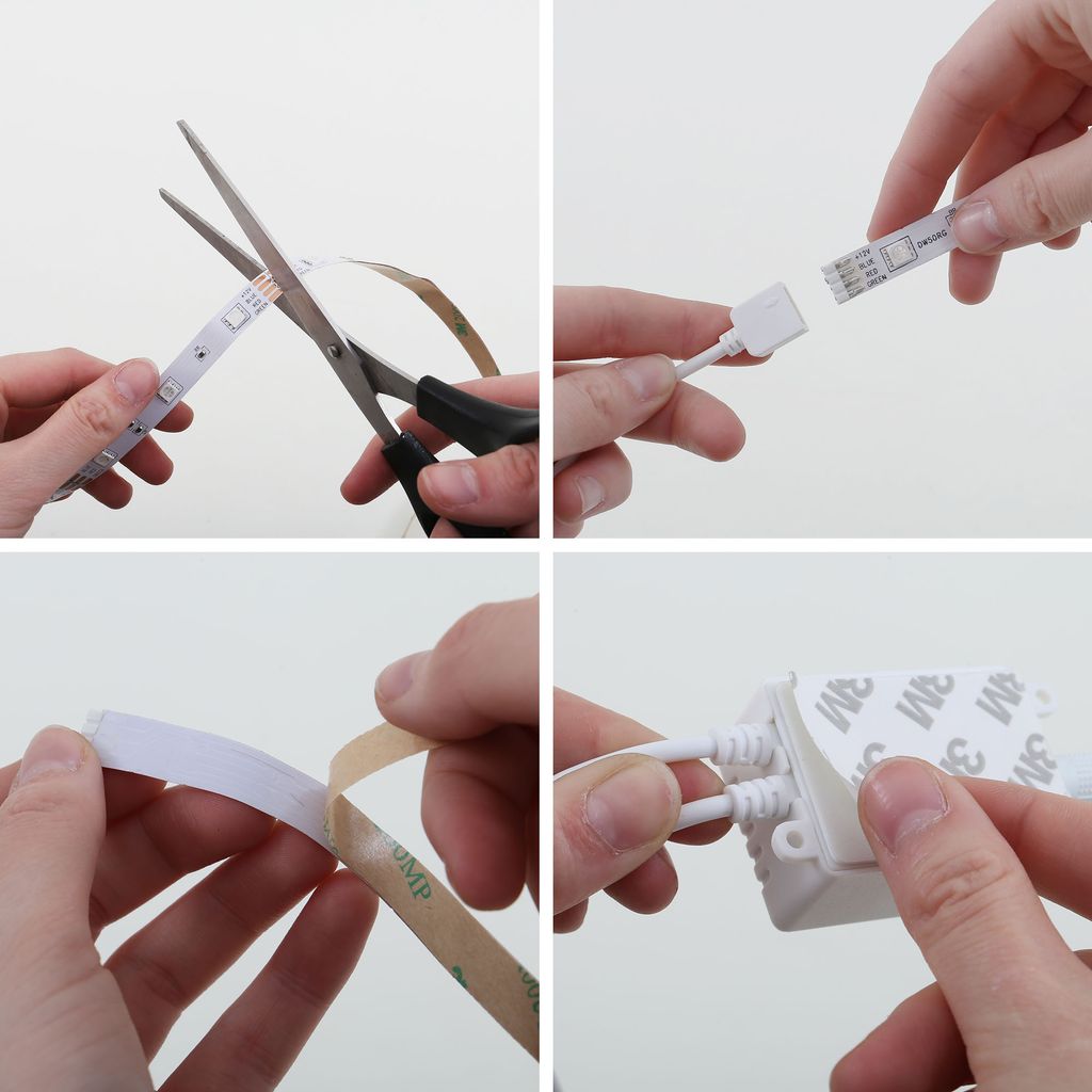 RGB LED Band 1000 cm 0.08W weiß 10