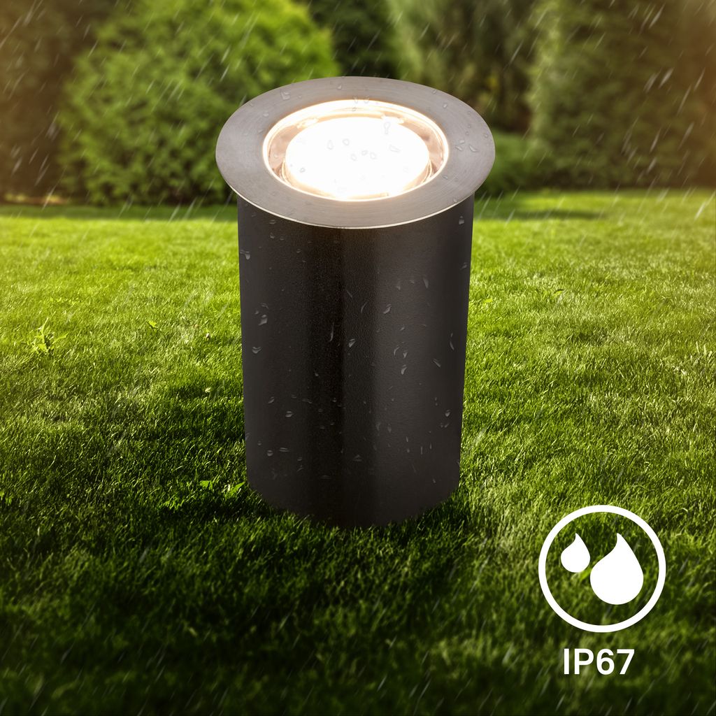 Connect to Shine Erweiterung Tilia Bodeneinbaustrahler - 1W, 100lm, LED, Warmweiß, Edelstahl