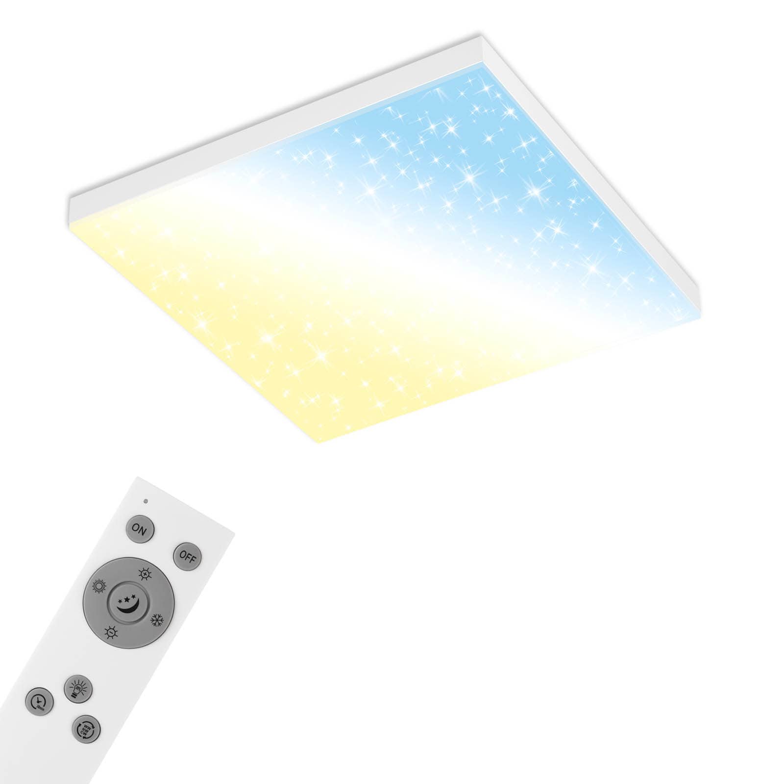 Sternenhimmel CCT LED Panel, 45cm, 24 W, 2500 lm, Weiß