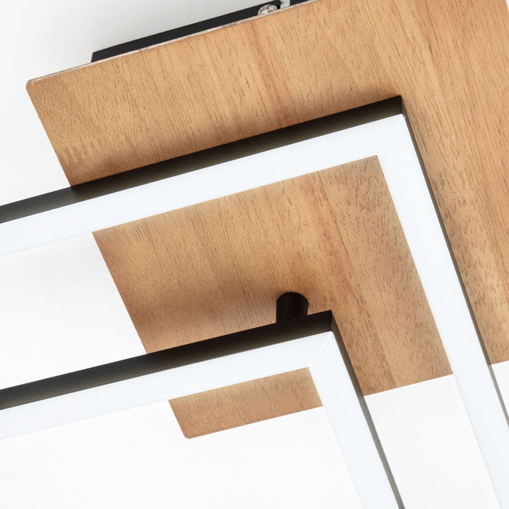 LED Deckenleuchte Dimmbar drehbar 24W schwarz Metall-Kunststoff Briloner 3