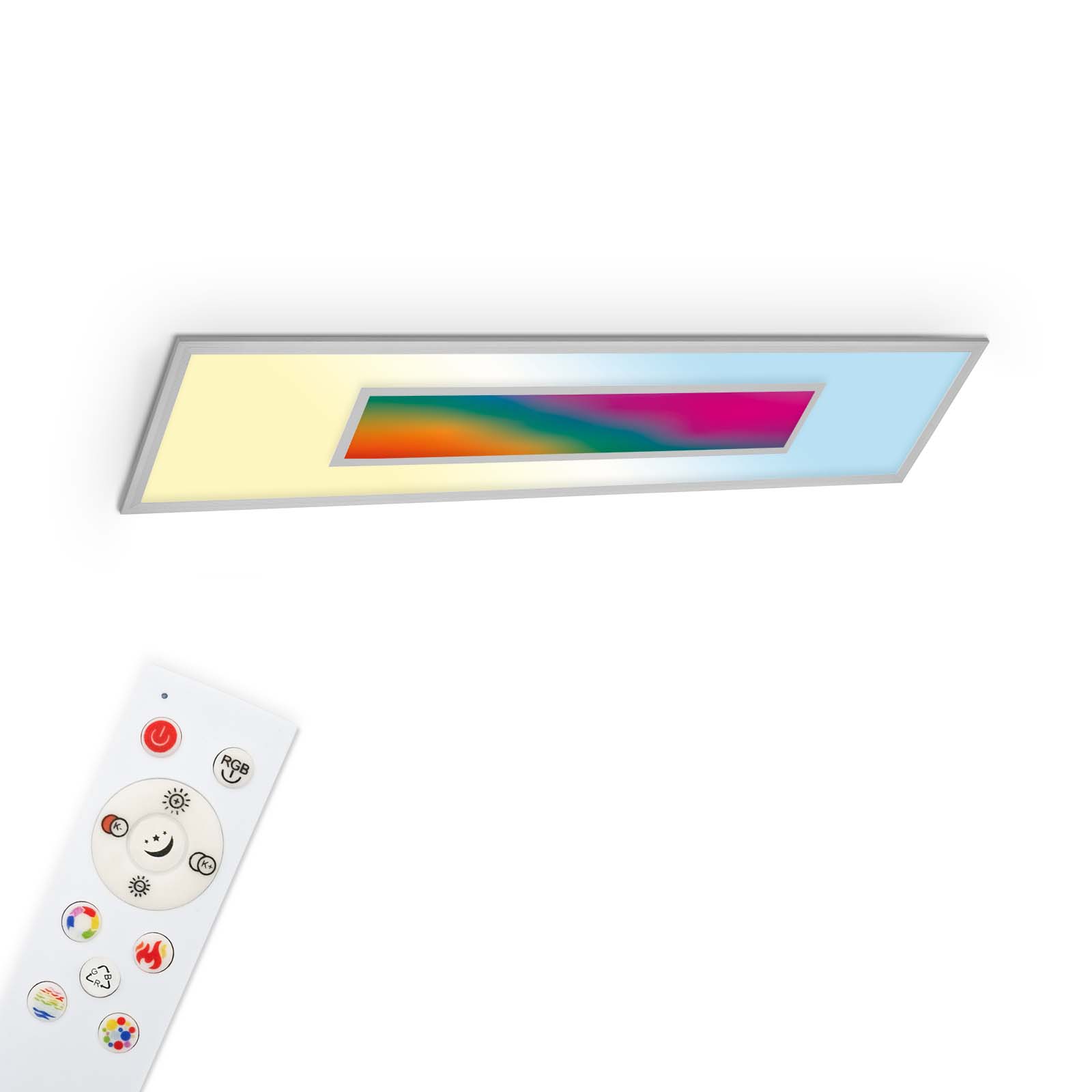 Telefunken CCT RGB Panel, 119,5 cm, 38 W, 3600 lm, Silber